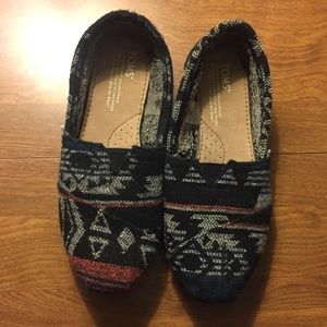 Toms Multicolor Patterned Flats